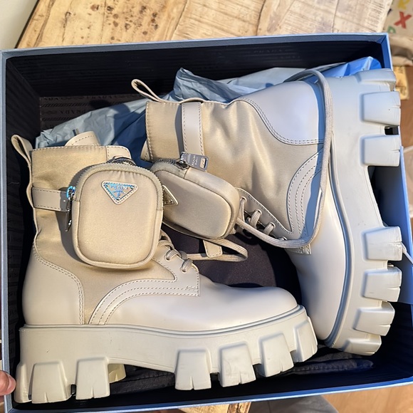 Prada leather monolith boot - Picture 3 of 14